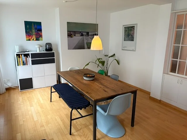 Befristet, möbliert: äusserst stilvolle 6.5-Zimmer Gartenwohnung